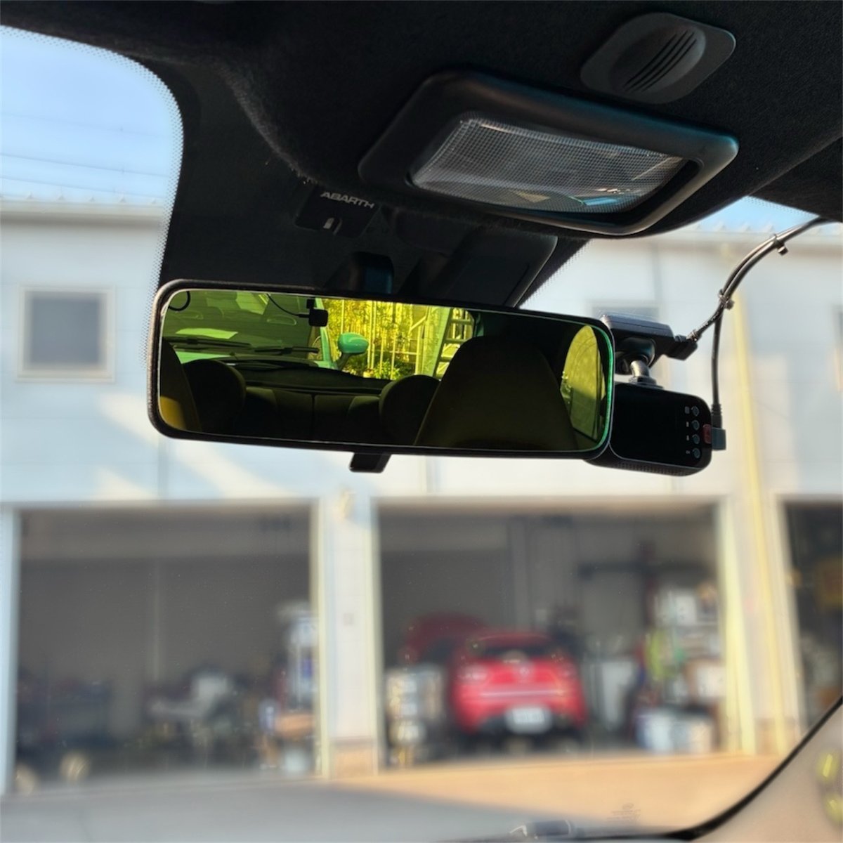 画像2: A/S+ Wide View Room Mirror Lenz for ABARTH500/595/695&FIAT500  (2)
