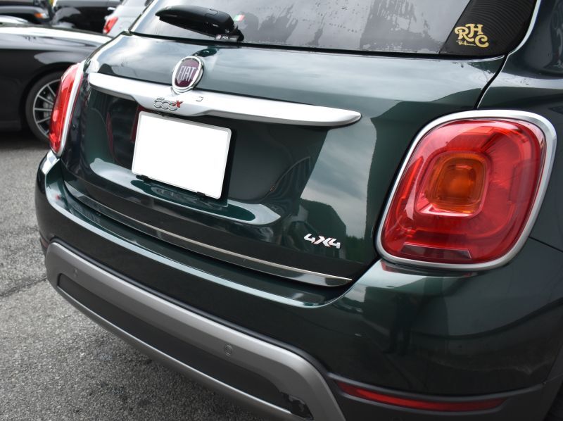 再入荷!!FIAT500Xステンレステールゲートトリムライン