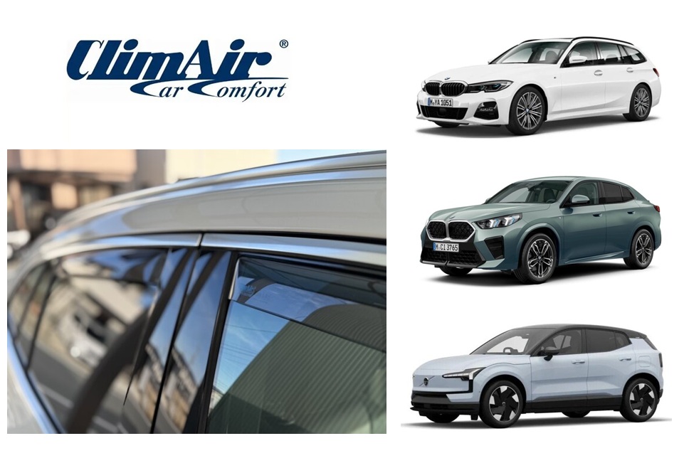 【新商品】ClimAir(クリムエア）ドアバイザー新車種追加