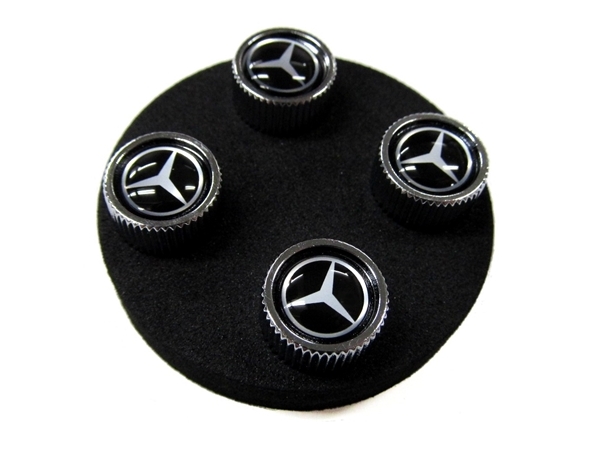 BENZ バルブキャップ ブラック (BENZ VALVE STEM CAPS BLACK) : AlbertRick Online-Store