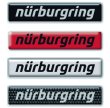 画像2: Nurburgring ステッカー 3D(立体)タイプ 2pcs レッド