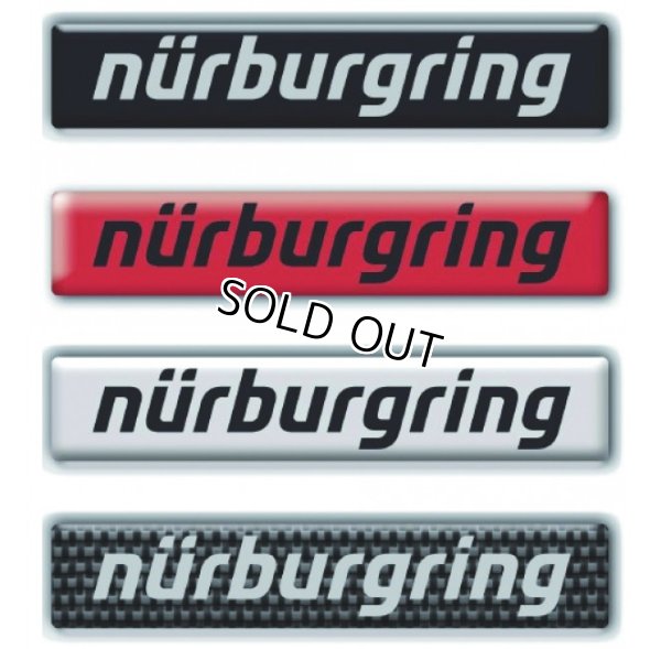 画像2: Nurburgring ステッカー 3D(立体)タイプ 2pcs シルバー