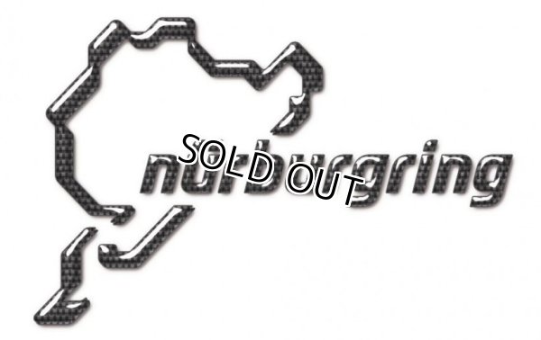 画像1: Nurburgring ステッカー 3D(立体)タイプ カーボンルック