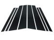 画像1: ブラックカーボンピラーパネル 8pcs BMW G31(5シリーズツーリング)