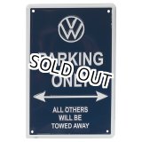 画像: VW Parking Only Metal Sign