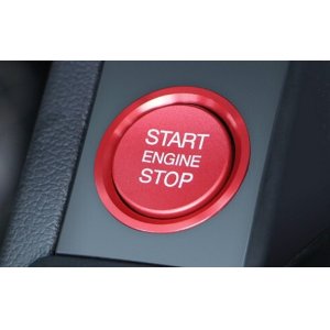 画像: Autostyle AUDI Start/Stop Button/Ring RED