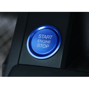 画像: Autostyle AUDI Start/Stop Button/Ring BLUE