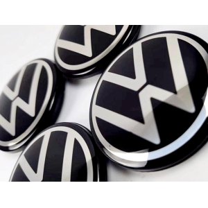 画像: VW純正ホイールセンターキャップ Newロゴ 4pcs