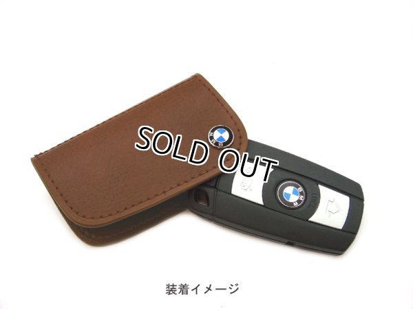 画像3: BMW純正レザーキーカバー ブラウン（BMW leather Key Case Brown）