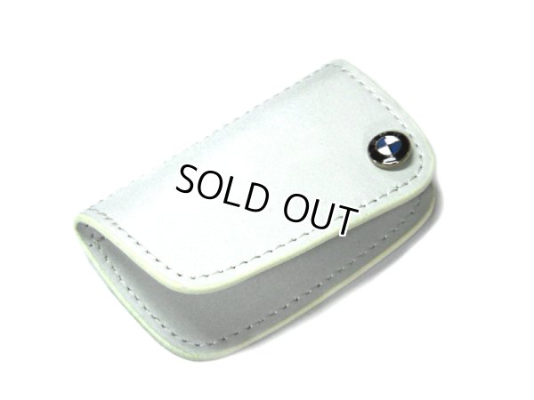 画像1: BMW純正レザーキーカバー ホワイト（BMW leather Key Case White）