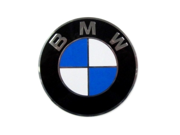 画像1: BMW純正メタルエンブレム (70φ) 1pc