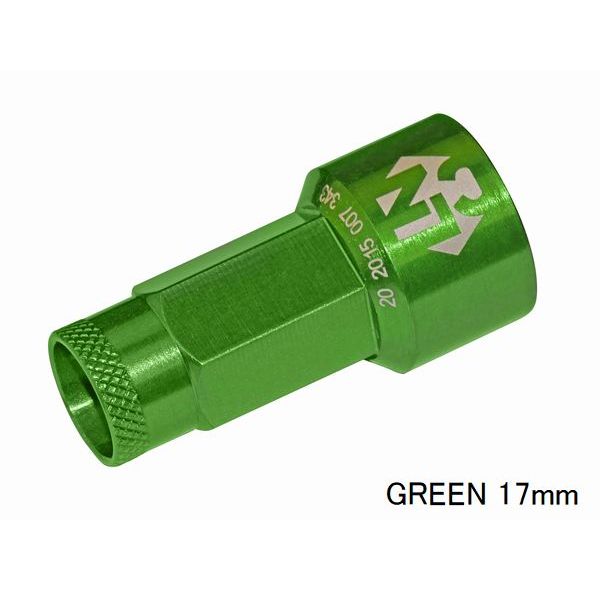 画像1: FOLIATEC Lug Nuzz Cover ラグナットカバー "17mm" GREEN(グリーン)