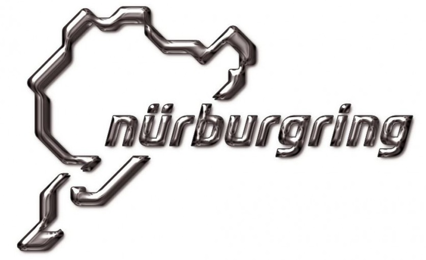 画像1: Nurburgring ステッカー 3D(立体)タイプ シルバー