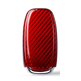 画像2: AutoStyle カーボンキーケース RED for  AUDI A4/A5/Q5(B8)