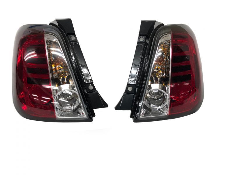 FIAT500 ABARTH500 ドアミラーカバー BKカーボン