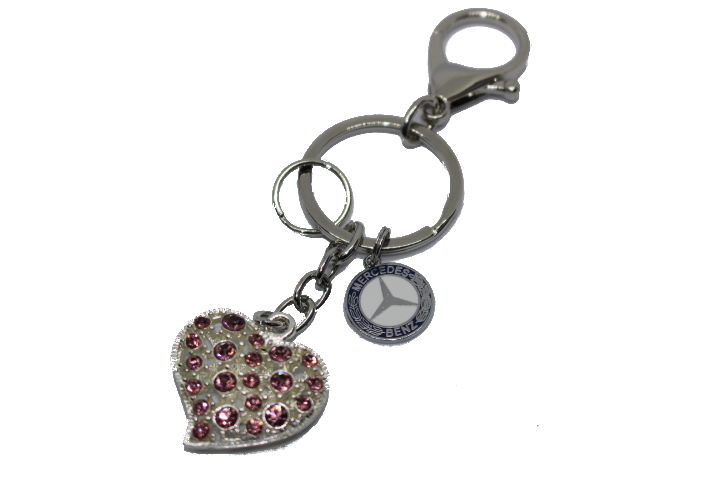 画像1: MercedesBenz Jewelry Heartキーホルダー