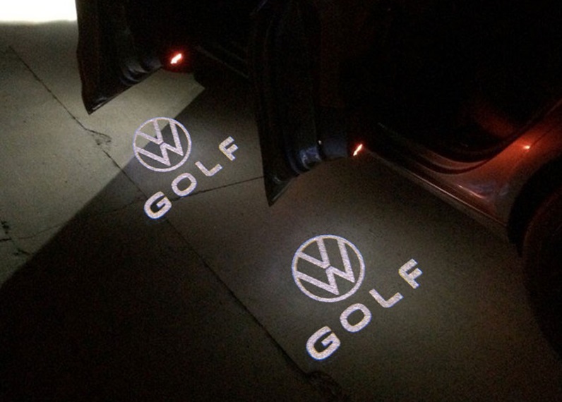 画像1: VW LEDライトドアプロジェクター GOLF Logo