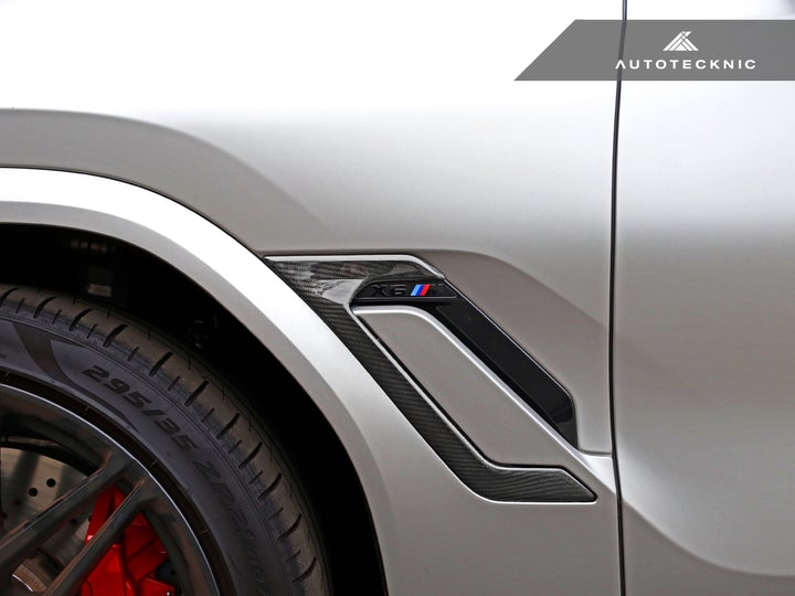 画像1: AUTOTECKNIC ドライカーボンファイバーサイドベントセット for BMW X6M(F96)