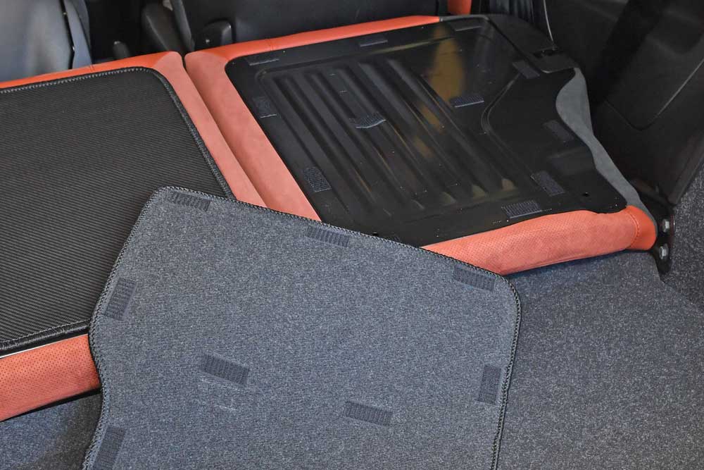 画像3: core OBJ Carbon Tone Seat Back Guard 1ピース for ABARTH595・695/FIAT500